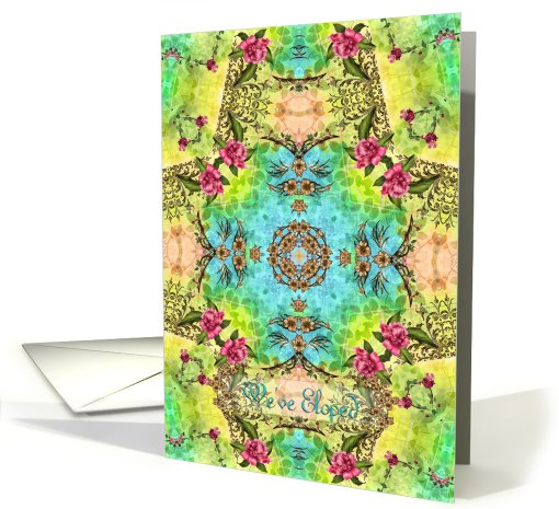 Eloped Announcement Victorian style card (657255)
