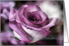 Matron of Honor Sister Invitation, Pink Rose card