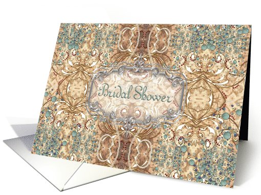 Bridal Shower Invitation, Victorian Design card (661514)
