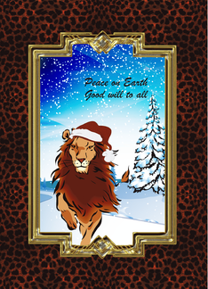 Christmas - Peace Lion - Customizable