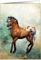 Wild Horse - Prancing card