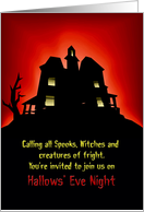 Halloween Costume Party Invitation card