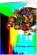 Thanksgiving Greetings - Artful Cornucopia card