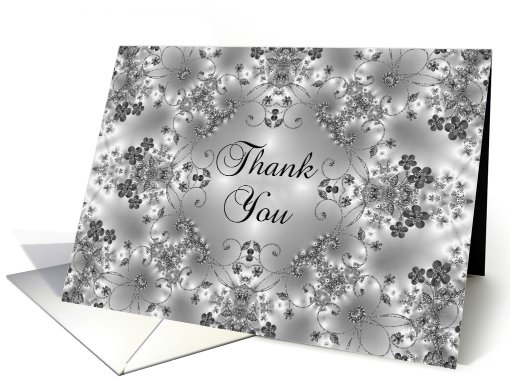 Thank you - Gift - Floral Design card (703202)