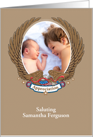 Thank You - Patriotic - Photo Card