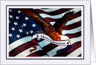 Christmas - Patriotic Eagle card