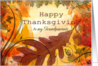 Thanksgiving - Grandparents card
