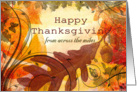 Thanksgiving - From across the miles card