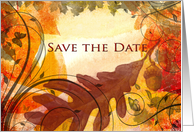 Save the Date - Fall themed card