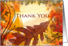 Thank You - Fall themed card