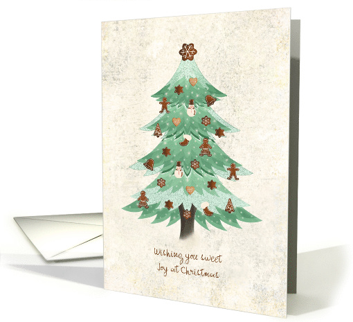 Christmas - Gingerbread Cookies Tree card (714750)