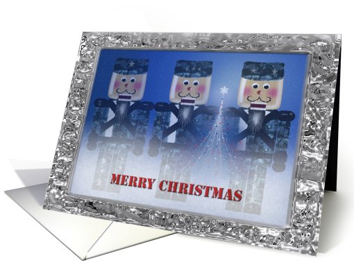 Christmas - Nut Crackers - Toy Soldiers card (716865)