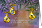 Christmas - Honey Bee - Ornaments card