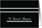 Best Man Request - Bars - Sparkle style card