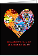 Valentine - To Wife- Heart card