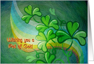 St. Patrick’s Day - Traditional Irish Blessing to Anyone card