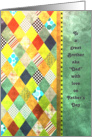 Father’s Day - Brother - Diamond Shapes with Patterns card
