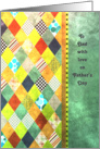 Father’s Day - Dad - Diamond Shapes with Patterns card