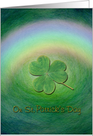 St. Patrick’s Day - Irish Blessing - Lucky Clover card