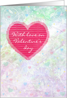 A Valentine for anyone- Paper Hearts card