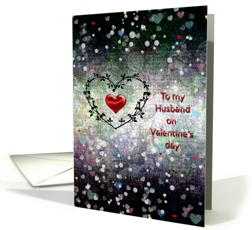 Valentine's Day - Husband - Endless Hearts Pattern card (752650)