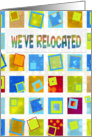 Business Relocated - Announcement - Retro - Squares card