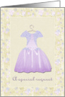 Flower Girl - Dress and Flowers card