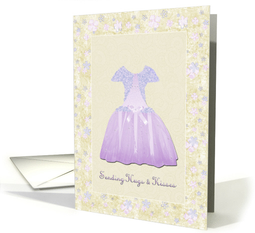 Being in my Wedding - Thank you - Dress and Flowers card (759989)