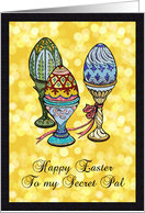 Easter - Secret Pal - Trio of Painted Eggs card