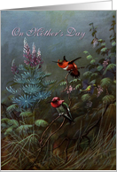 Mother’s Day - Hummingbirds - Vintage Style Look card