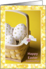 Easter - Godmother - Eggs Decorated in a Basket card