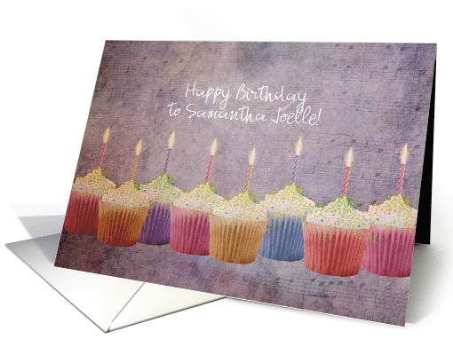 Birthday - Babysitter - Decorated Cupcakes card (783050)