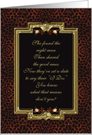 Bachelorette Party Invitation - Animal Print card