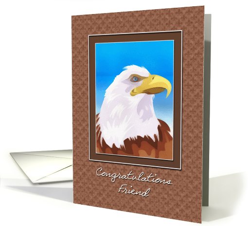 Eagle Scout - Friend - Congratulations - Digital Painting card