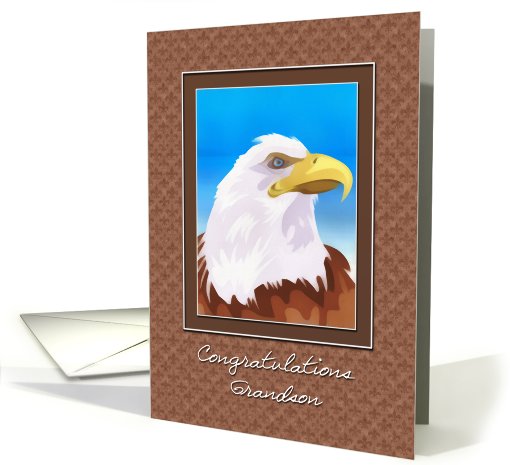 Eagle Scout - Grandson - Congratulations - Digital Painting card