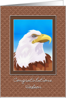 Eagle Scout - Godson - Congratulations - Digital Painting card