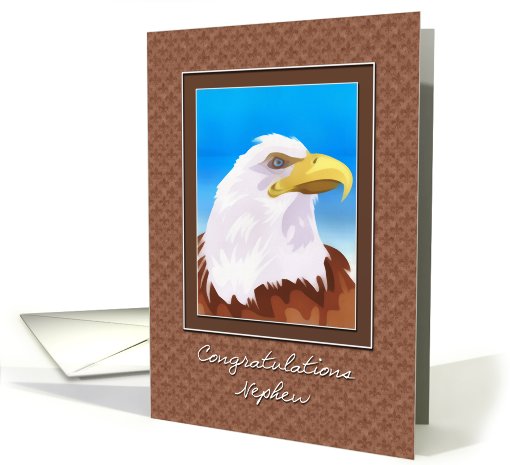 Eagle Scout - Nephew - Congratulations - Digital Painting card