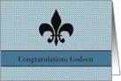 Congratulations - Godson - Eagle Scout card