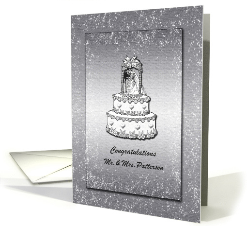 Congratulations - Bride and Groom - Marriage card (799044)