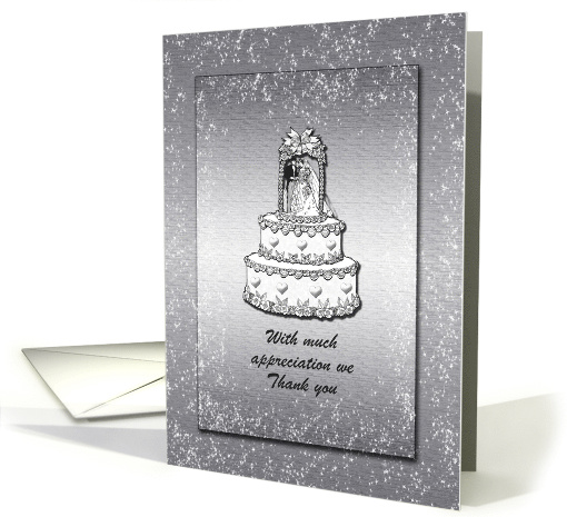 Thank You - Baker - Wedding Cake - Service Provider card (799055)