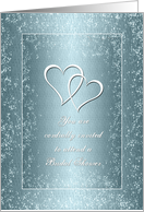 Invitation - Bridal Shower - Two Hearts card