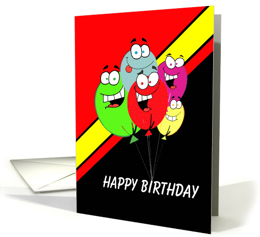 Happy Birthday - From all of us at work - Balloons with... (845504)
