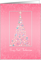 Joyeux Noel - Colorful Star Tree card