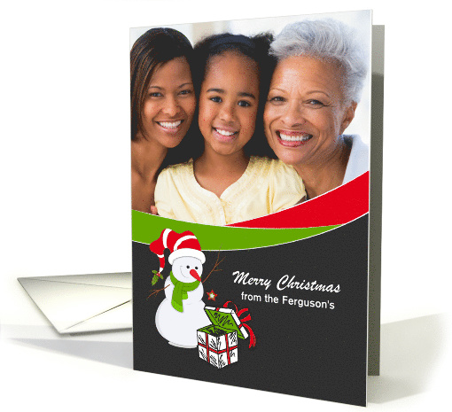 Christmas Season - Customizable Snowman + Gift card (849275)