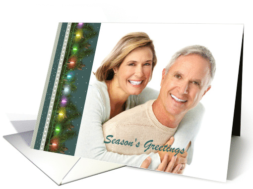 Christmas Season - String or lights - Photo card (851776)
