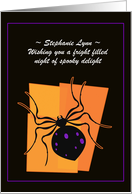 Halloween - Super Spider - Niece card