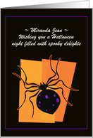 Halloween - Super Spider - Secret Pal card
