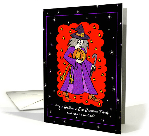 Warlock - Halloween Costume Party Invitation card (872163)