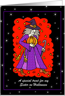 Halloween - Warlock - Sister card