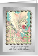 Magical Christmas - Grandparents - Flying Horse in the Forest card